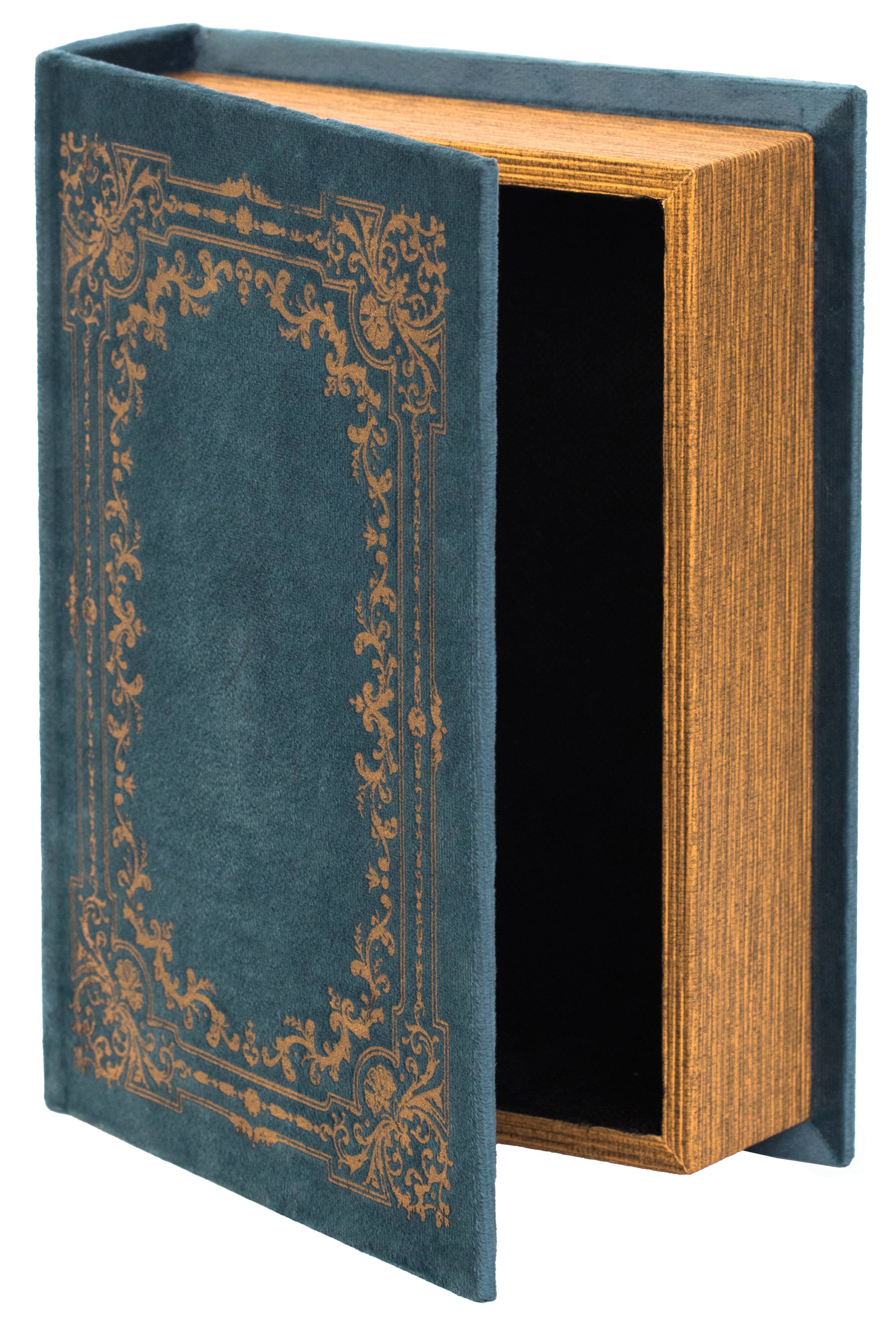 Quickway Imports - Wholesale Jewelry Box/Organizer - Decorative Vintage Book Shaped Trinket Storage Box1