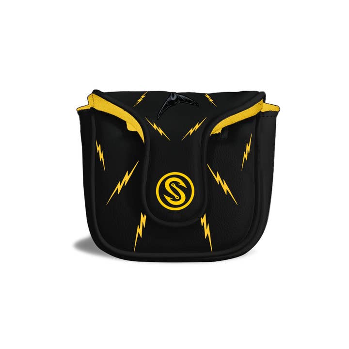 Blå Guld Mallet Putter Cover for engroshandel hos Scales Gear