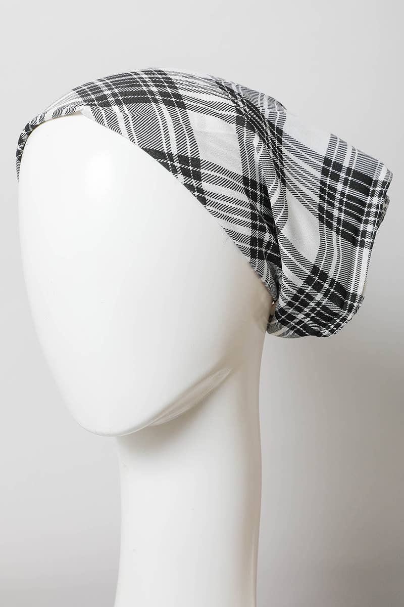 Leto Accessories - Wholesale Scarf - Women's - Plaid Triangle Head Scarf – Cozy & Stylish Accessory ✨3
