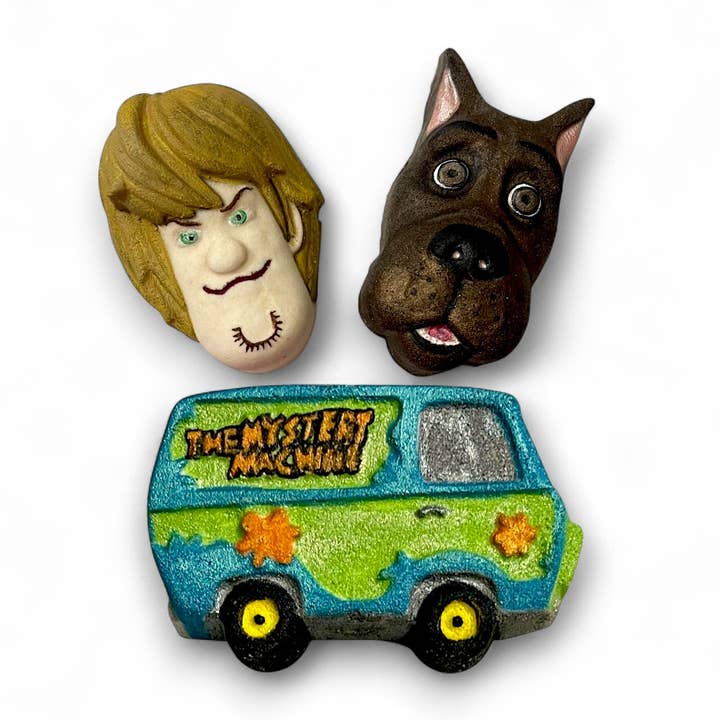 Groovy Mystery| Kids Character Bath Bomb for wholesale by Soak + Salt Co