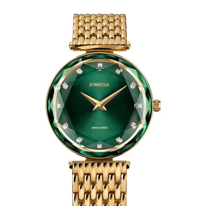 Jowissa - Vente Montre – femme - Montre en or pour femme Facet Brilliant Swiss