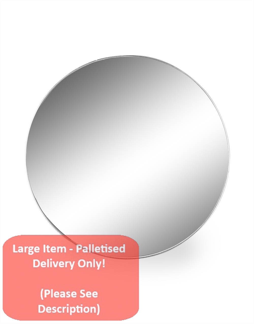McGowan & Rutherford Ltd - Wholesale Wall Mirror - Extra Large Round Silver Framed Arden Wall Mirror0
