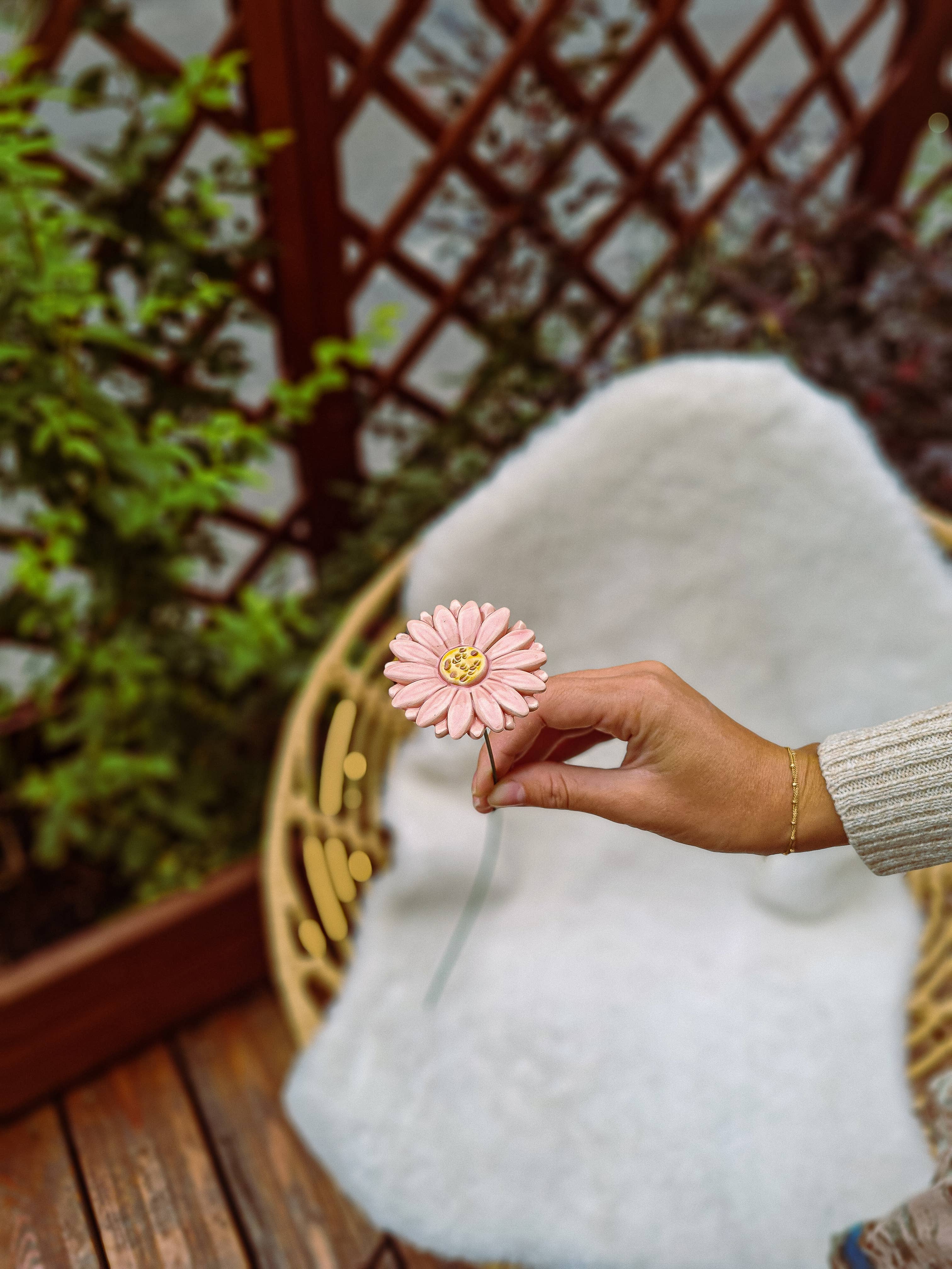 NaturoTheke – wholesale Artificial flowers – Gerbera diameter approx. 5 cm | 39 cm stem18