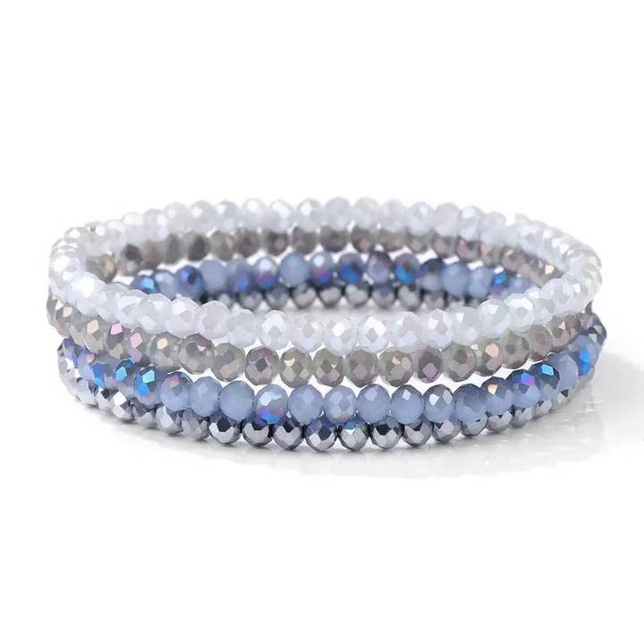 Cute Stackable Beaded Bracelets for Women. Beaded Bracelets for wholesale by Purple Myrtle