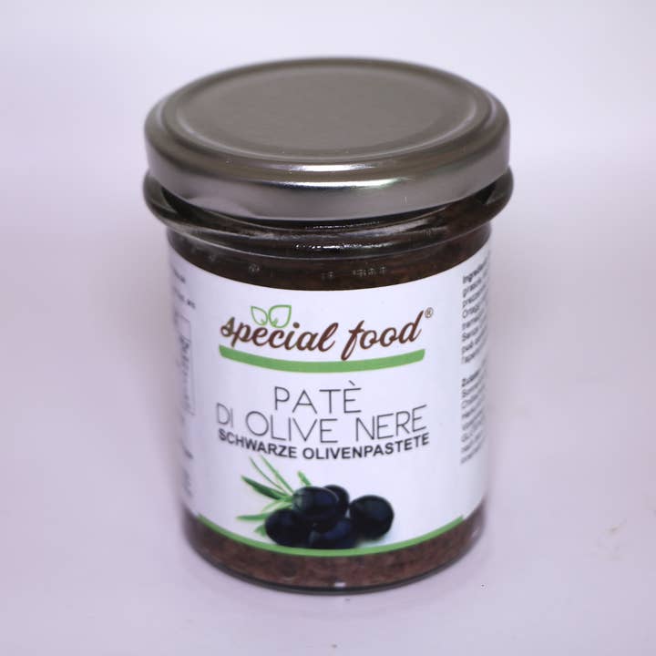 PATÉ VAN ZWARTE OLIJVEN GR 190 voor wholesale door SPECIAL FOOD SRL.
