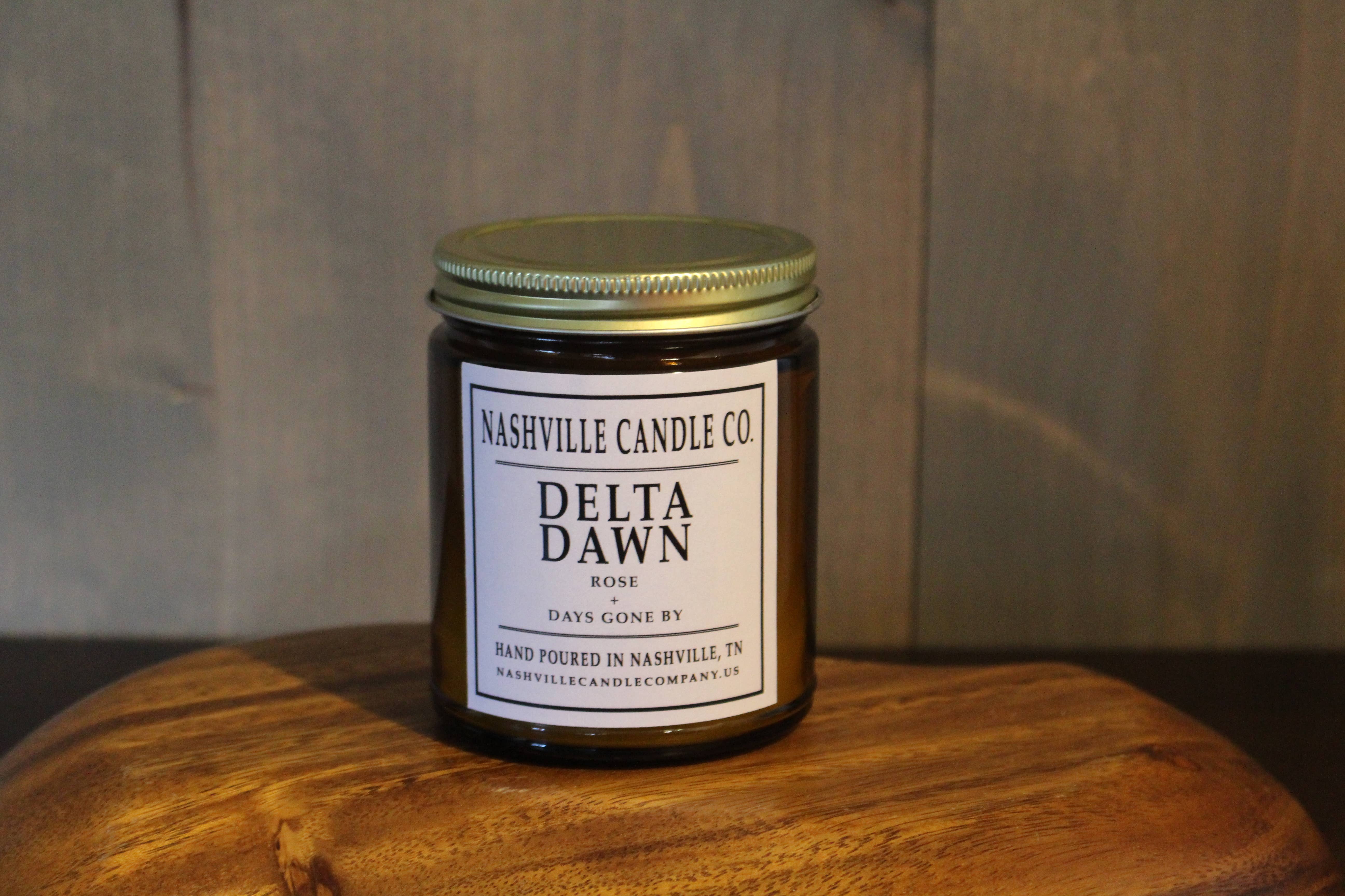 Nashville Candle Company - Wholesale Jar/Filled Candle - Delta Dawn│Rose + Days Gone By2