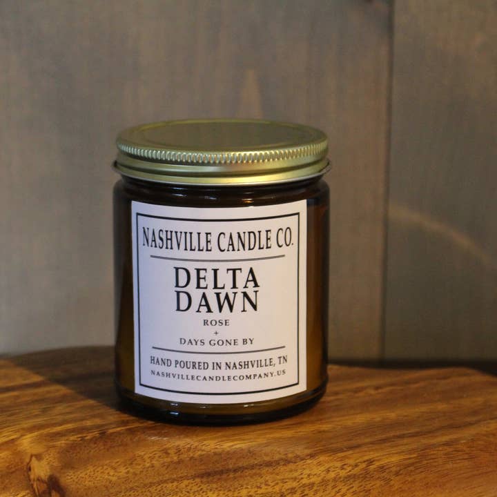 Nashville Candle Company - Wholesale Jar/Filled Candle - Delta Dawn│Rose + Days Gone By2