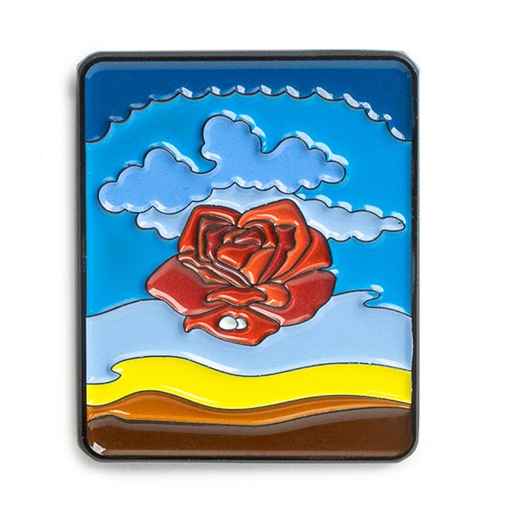 Pin - Meditative Rose - Dali for wholesale by Today is Art Day