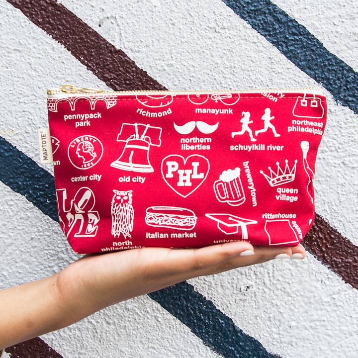 Maptote - Wholesale Pouch - Women's - Philadelphia Zipped Pouch3
