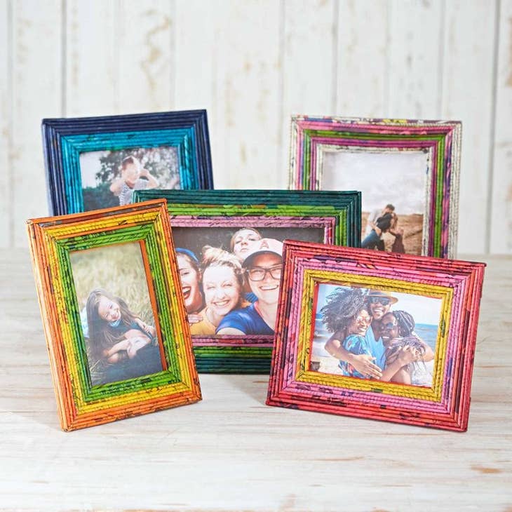 Wholesale Recycled Newspaper Photo Frame - 5 x 7 inch Picture Frame for  your store - Faire