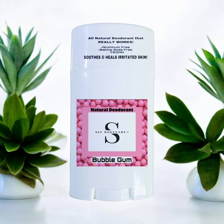 SÄ€F Body Care - Wholesale Deodorant - Women's - Bubble Gum Natural Deodorant, Aluminum Free, Plant Based3