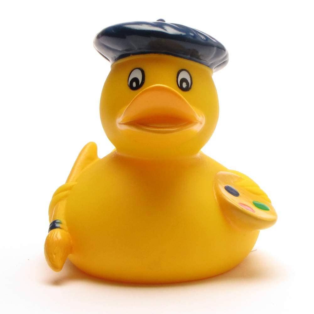 Duckshop – Engroshandel Badelegetøj - Baby – Gummi Duck Painter - Gummi Duck2