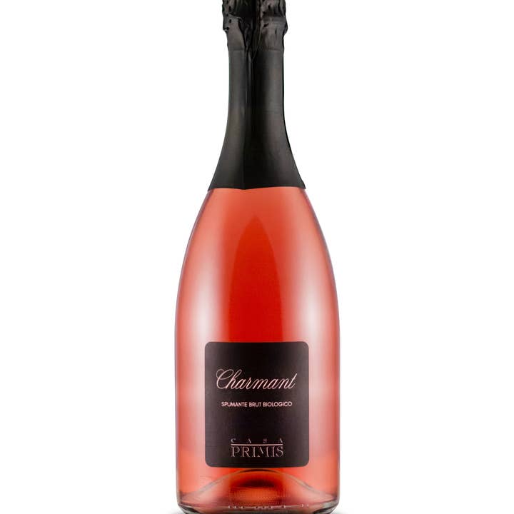 VIN MOUSSEUX BRUT À LA ROSE BIOLOGIQUE IGT PUGLIA CHARMANT pour la vente par CASA PRIMIS