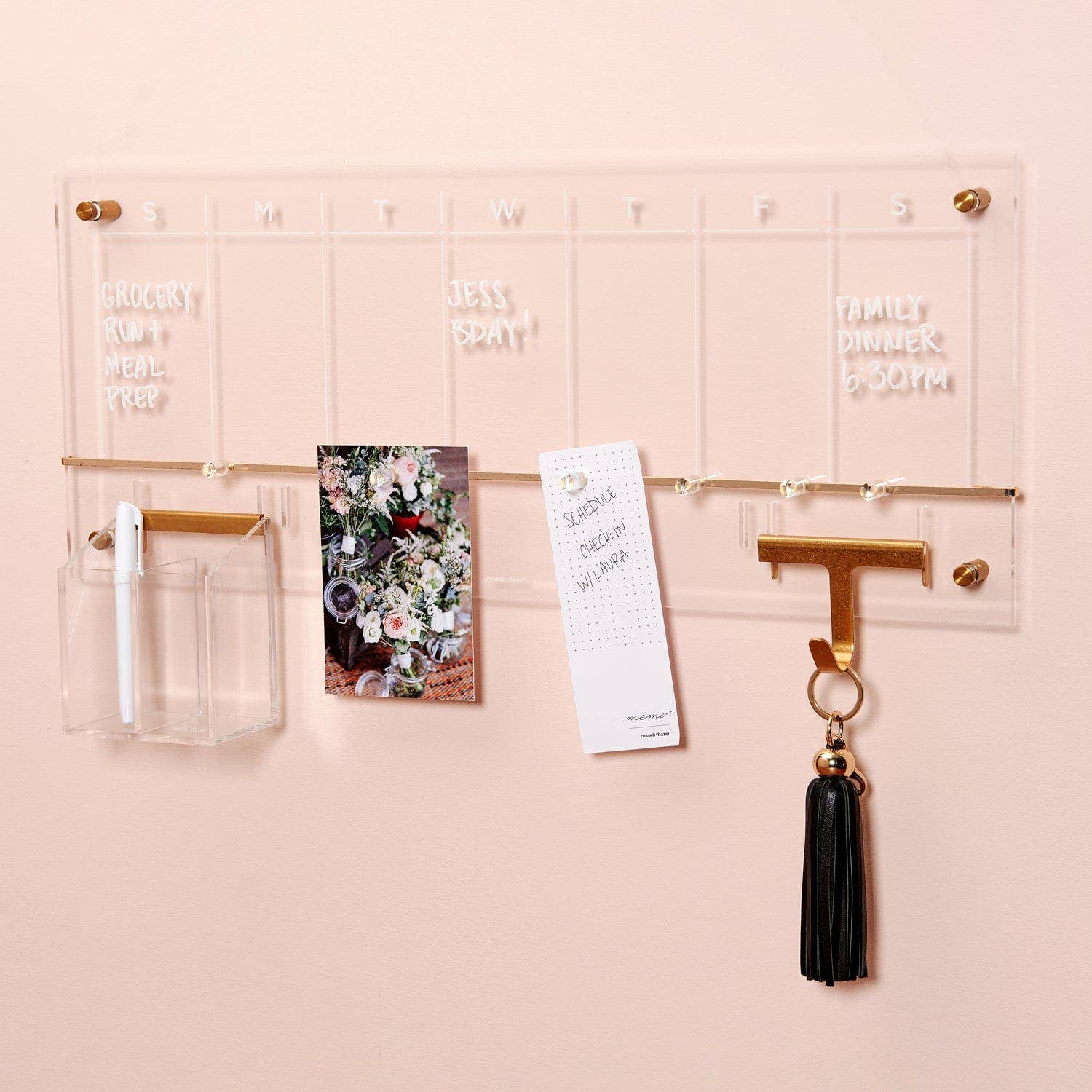 russell+hazel - Wholesale Magnet Board - Acrylic Wall Magnetic Memo Strip7