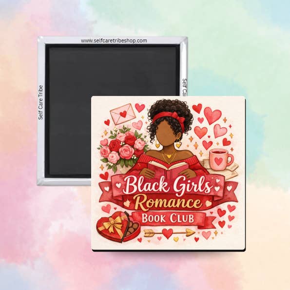 Aimant du Club de Romance des Filles Noires pour la vente par Self Care Tribe