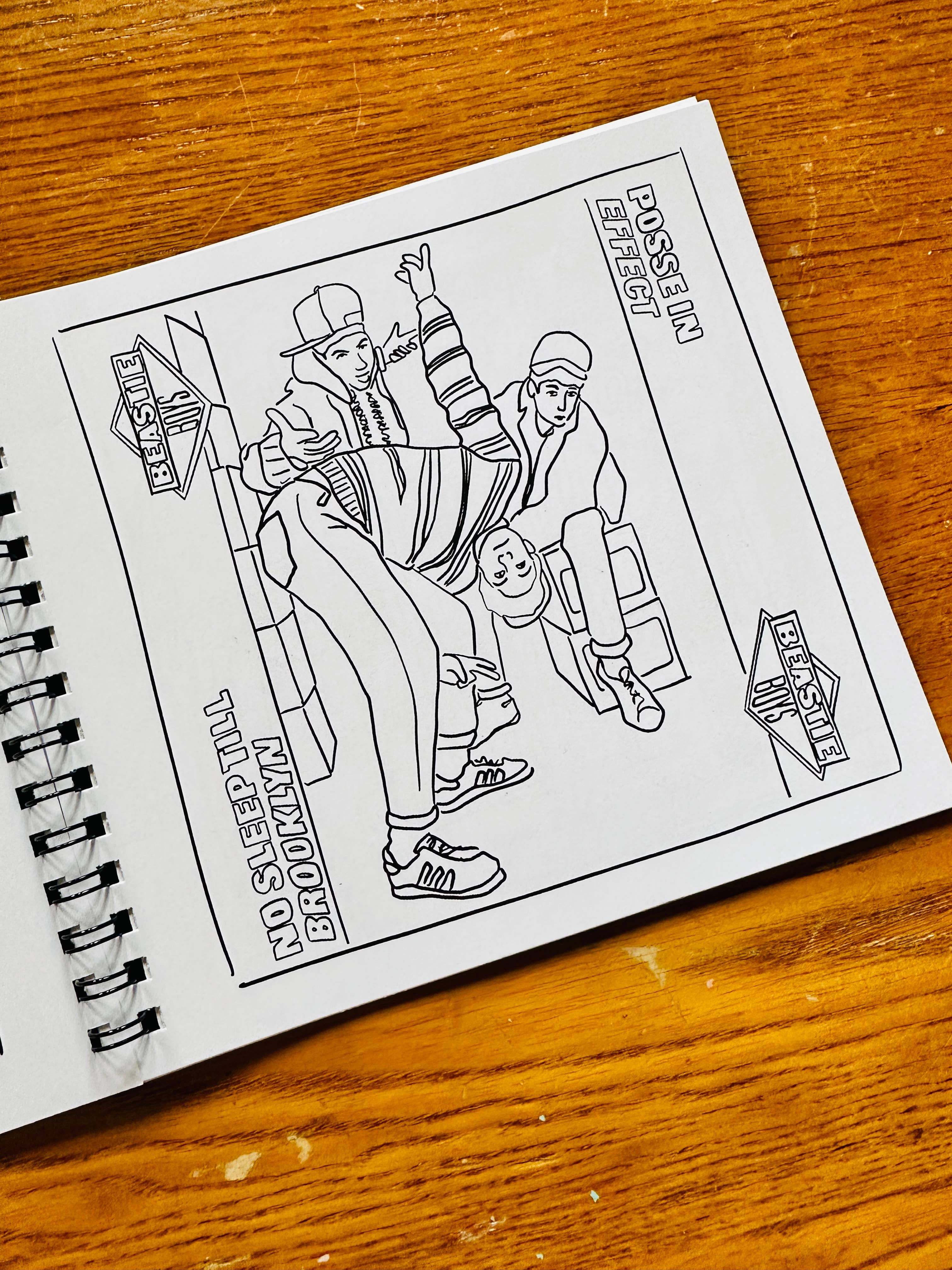 UNDERDOG NATION - Wholesale Coloring & Activity Book - Adult - Beastie Boys Pint Size Coloring Book8