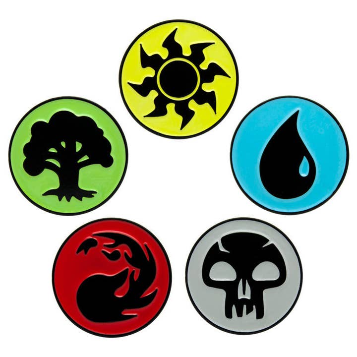 Épinglette en émail Mana Magic The Gathering pour la vente par Craft MFG