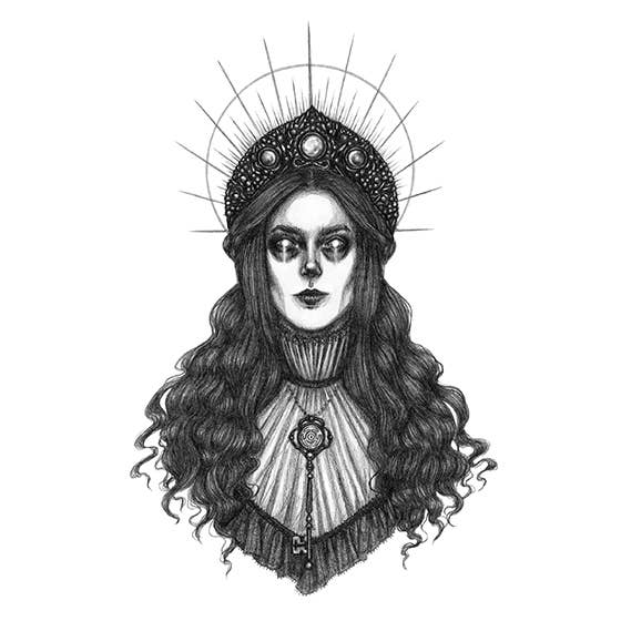 Caitlin McCarthy Art – Großhandel Kunstdruck – Hekate Kunstdruck - Griechische Göttin der Hexerei, Magie