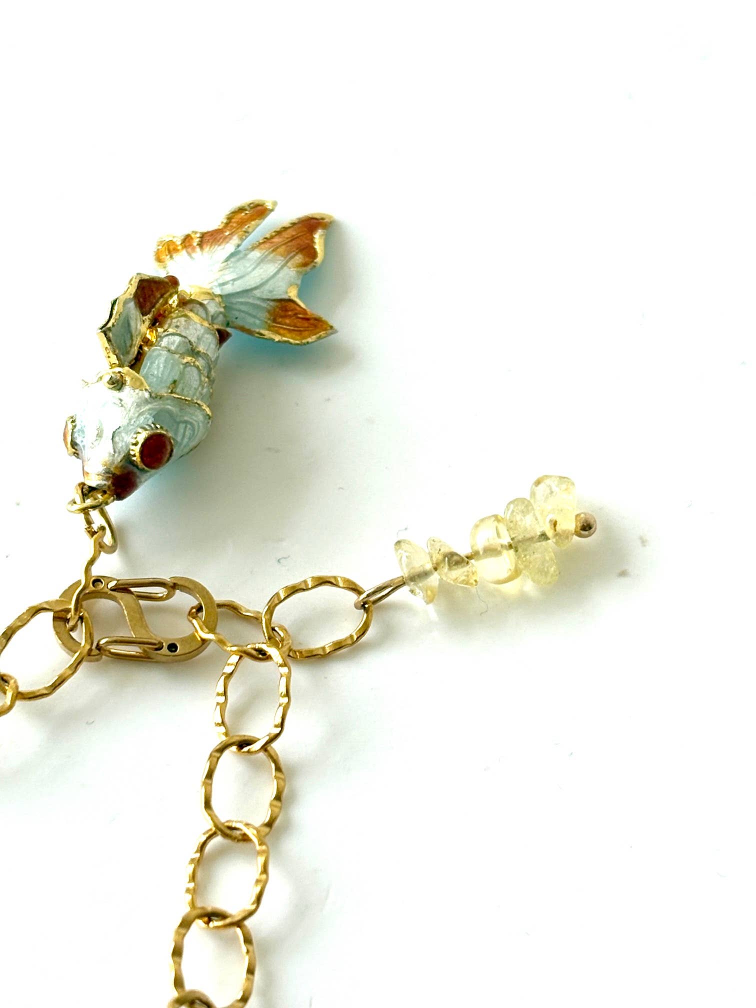 Chic Le Freak – wholesale Pendant/charm necklace – Chain fish email cloisonné1