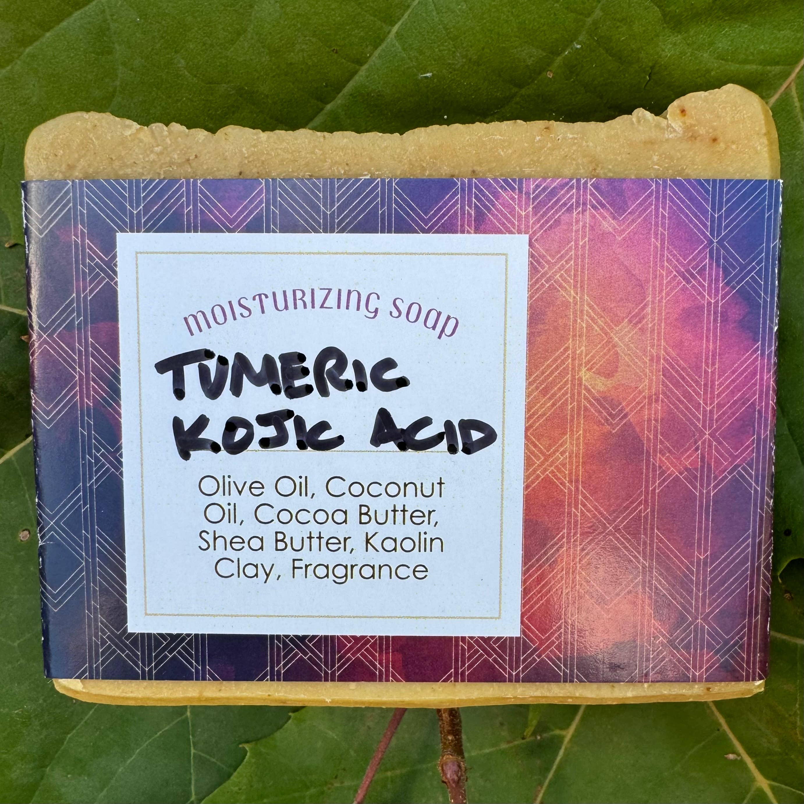 Mother Earth Soapworks - Wholesale Bar Soap - Tumeric and Kojic Acid Face and Body Handmade Soap Bar3