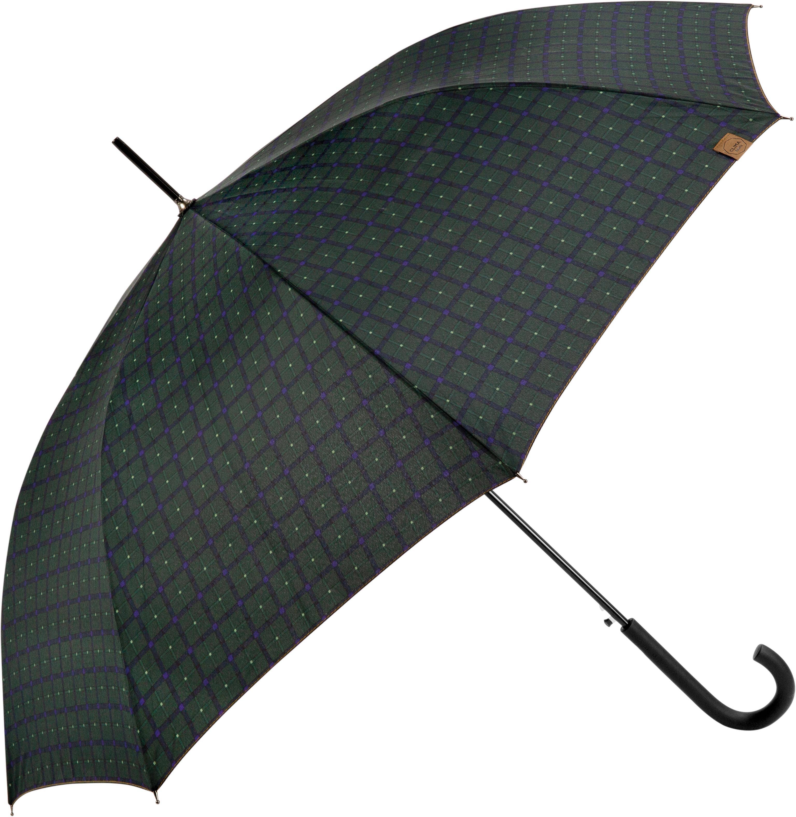 Mkr International - Wholesale Umbrella - Unisex - “Tartan” Automatic Long Umbrella | Windproof | Recycled1