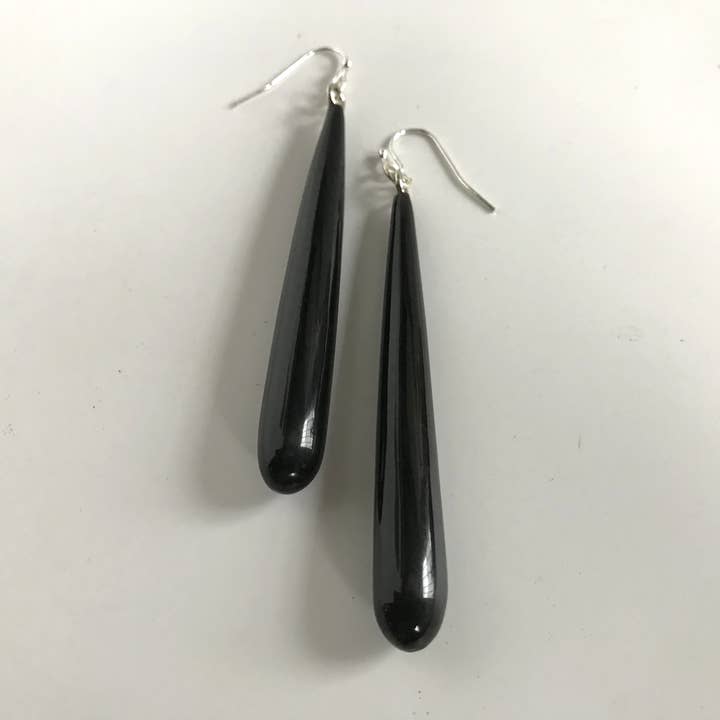 Up-Cycled - Orecchini a goccia in corno per la vendita all'ingrosso da parte di Belart Fair Trade