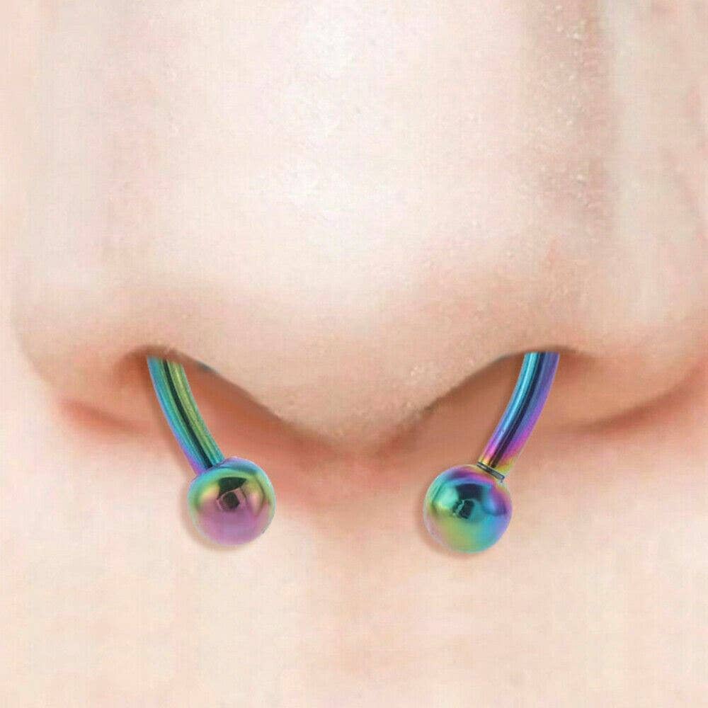 Gemscape UK - Venta al por mayor Aretes para la nariz - Anillo nasal magnético sin piercing en 3 colores7