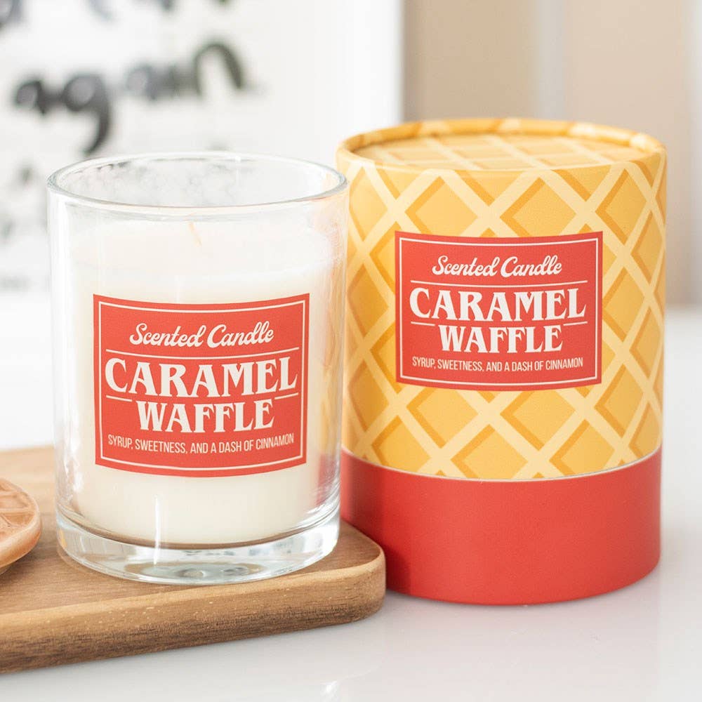 Something Different Wholesale - Wholesale Jar/Filled Candle - Caramel Waffle Scented Candle0