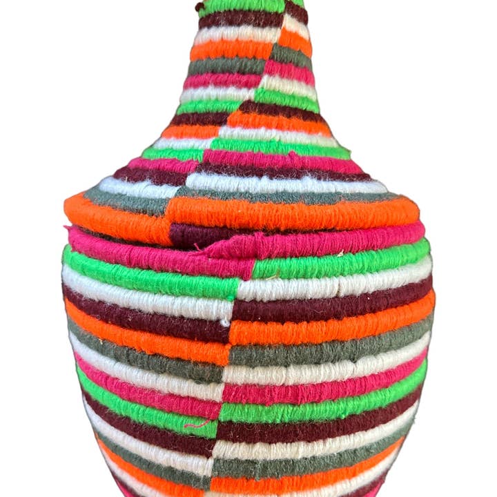 SOUK in the CITY – wholesale Basket – Berber Baskets STRIPED - mix7