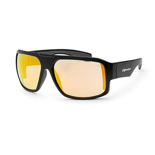 Under The Sun Originals / Bomber Eyewear - Wholesale Sunglasses - Unisex - Mega Bomb Safety - Photochromic Fire Red Orange Mirror3