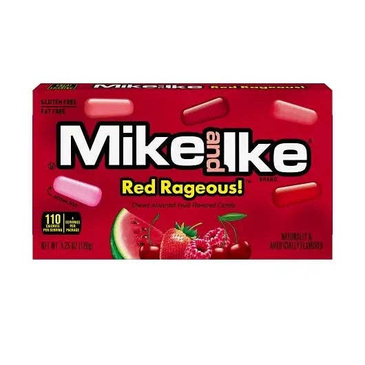 Echo Sales Canada - Vente Bonbons gélifiés - Mike et Ike Red Rageous 4,25 onces, 12 par caisse