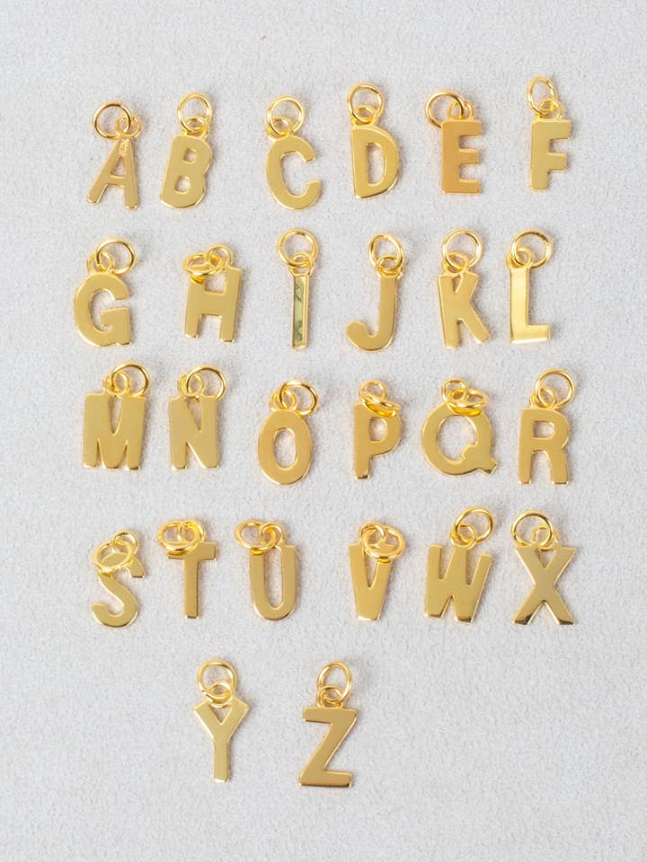 Charms Initiaux - Créez Votre Propre Collier de Pierre de Naissance pour la vente par Forlanya