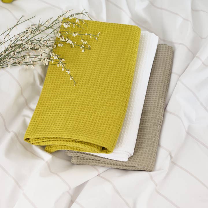 SG HOGAR - Wholesale Bath Towel - Waffle Towel 100% Cotton Pistachio Green1