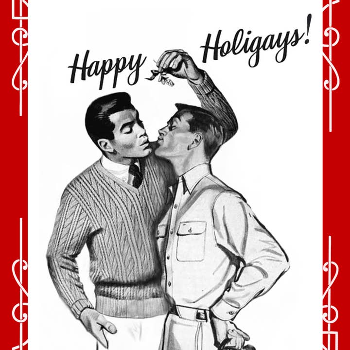 Femmmeow - Wholesale Christmas Card - Happy Holigays0