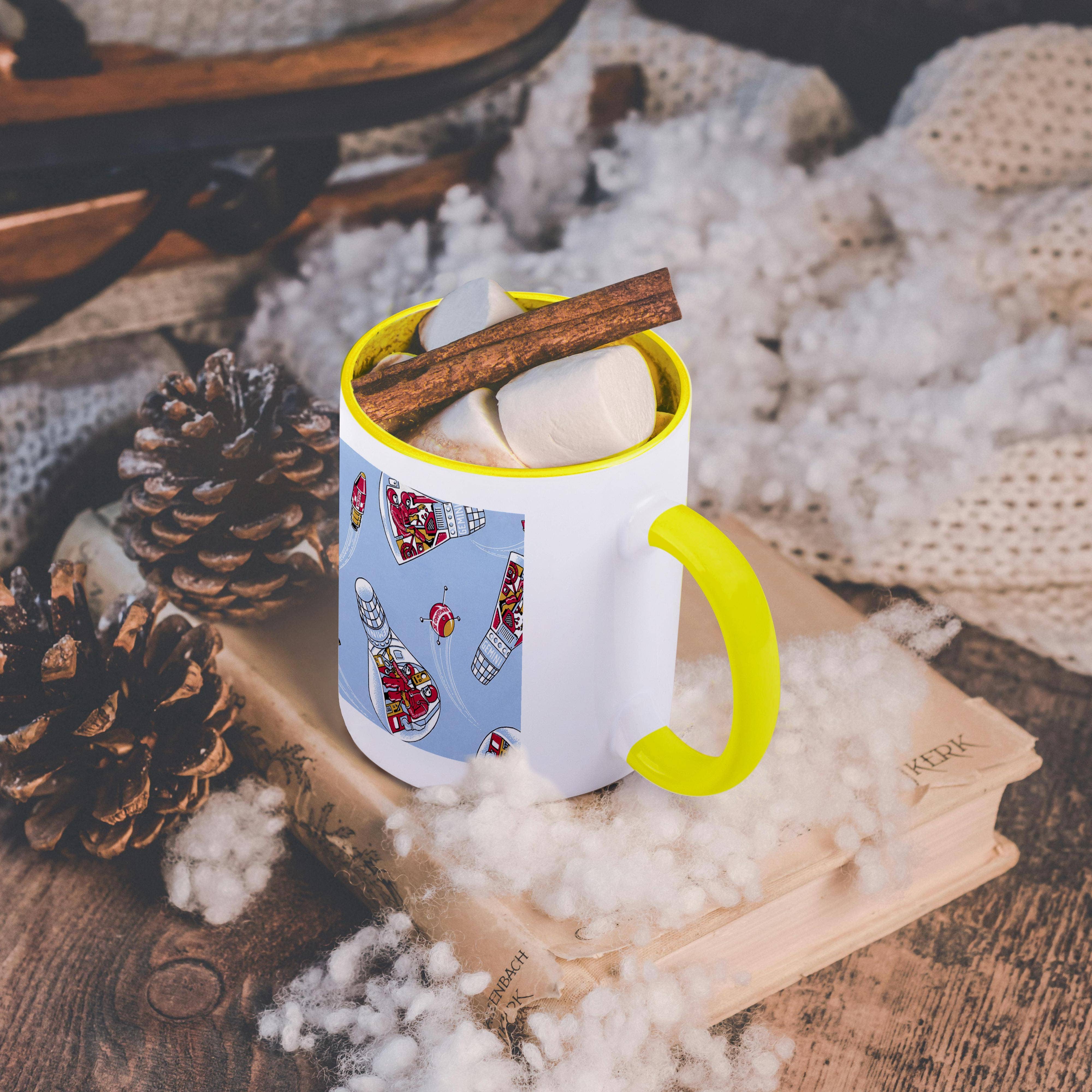 3dRose - Vente Tasse à café - 3dRose, Capsule spatiale rétro Gemini, Tasse5