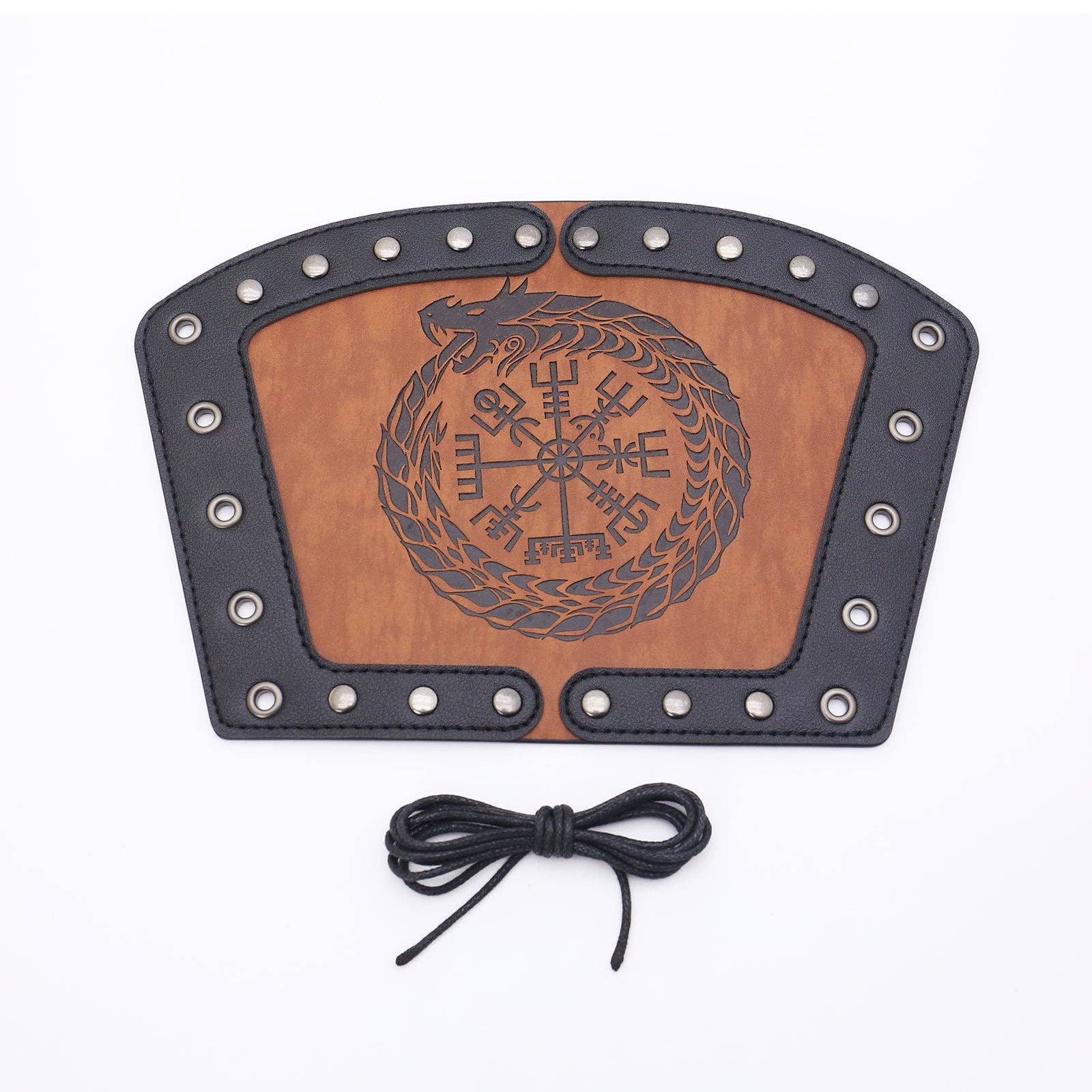 SALINA TRADING INC - Wholesale Costume – Women's - Medieval Leather Wrist Cuffs Retro Punk Arm Guards Festival Costume Accessories56