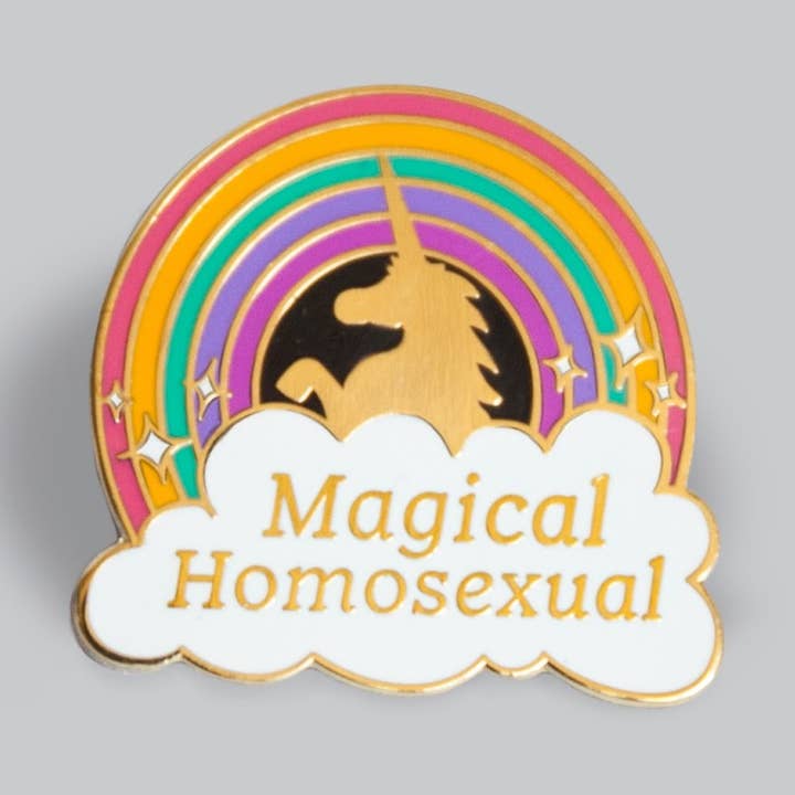 Magical Homosexual Pin for wholesale by GAYPIN'