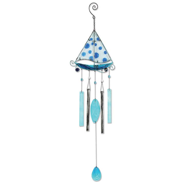 Sunset Vista Designs - Wholesale Wind Chime - Sailboat Wind Chime