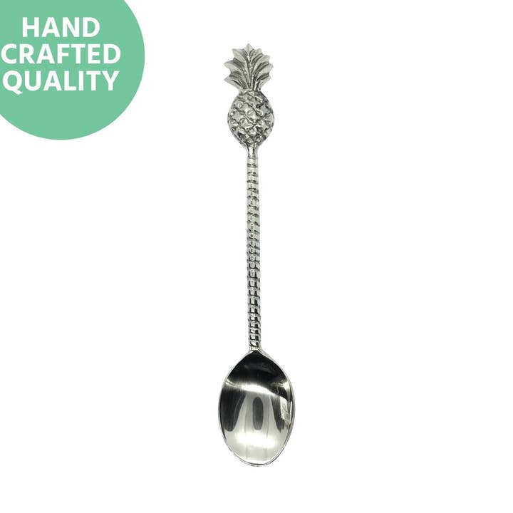 Solid Silver Pineapple Spoon - Small for wholesale by Being Co.