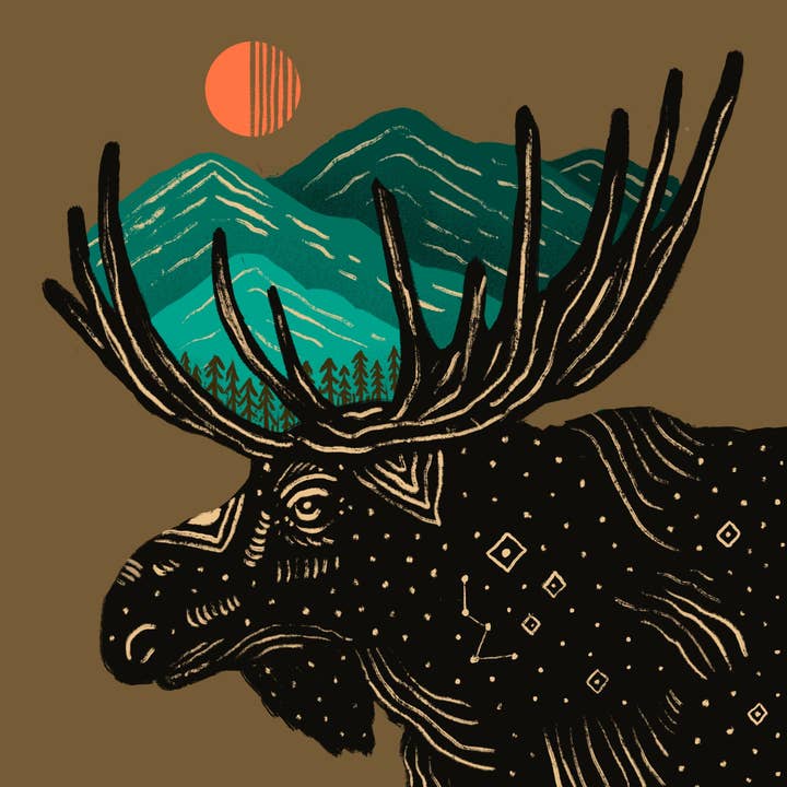 Orignal de minuit pour la vente par Land & She