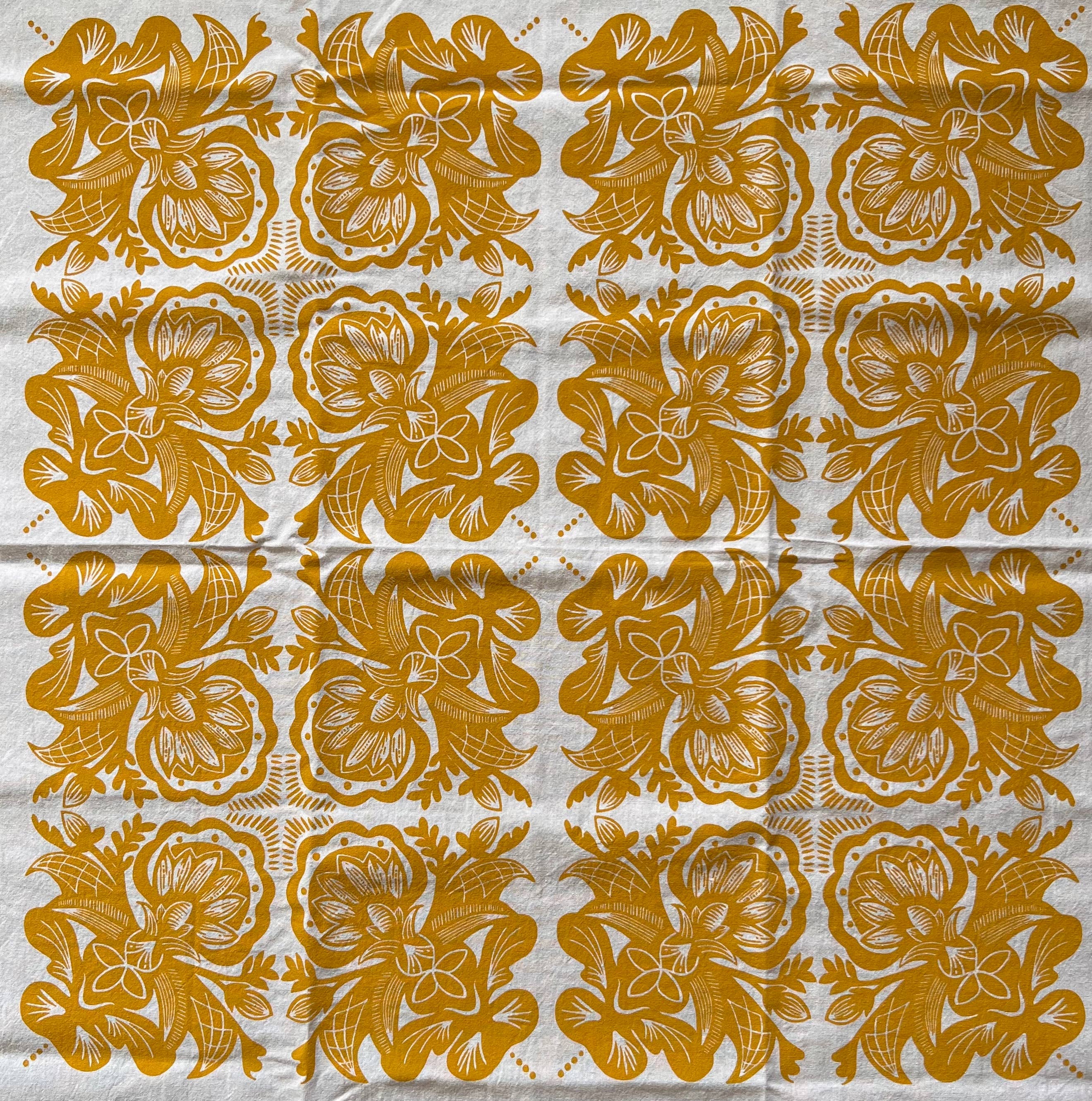 Follysome Prints - Wholesale Tea Towel - Rosemaling Art Cotton Tea Towel7