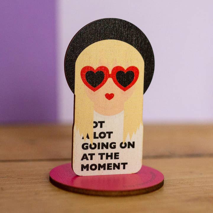 Wooden desk buddy inspired by Taylor S for wholesale by Hey There Munchquin