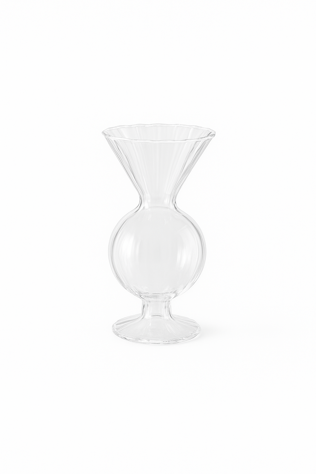 AULICA - Wholesale Vase - Glass soliflore 6.3x6.3x12.6cm0