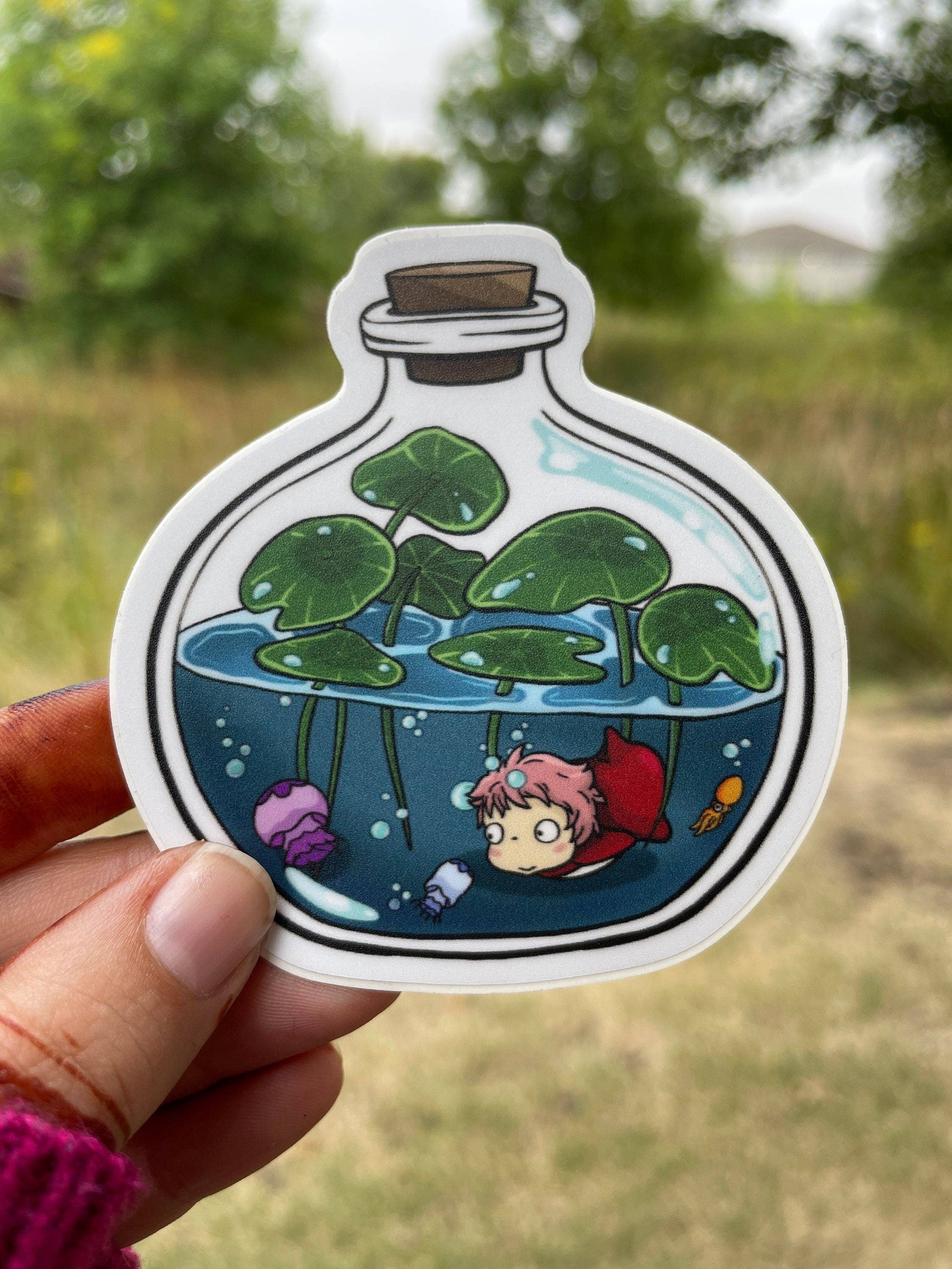 Henna Harvest – Großhandel Aufkleber – Ponyo-Aufkleber mit Seerosen1