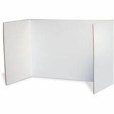 Everyday Supply Co - Wholesale Room Divider - Pacon Privacy Boards - 48"W x 16"H - 4 Boards/Pack - White