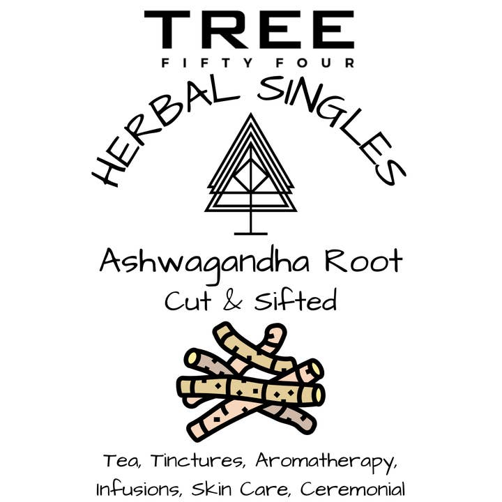 Tree Fifty Four - Wholesale Loose Tea - Ashwagandha Root | 2oz - 1 KG | Bulk Herbs1
