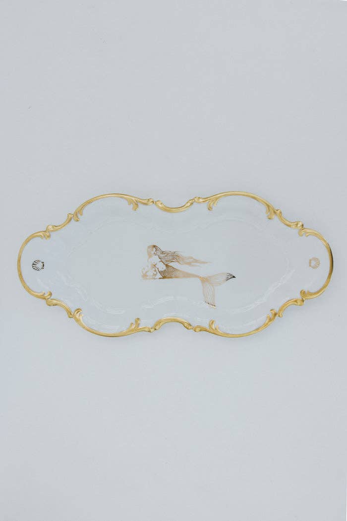 Wings Hawaii - Wholesale Jewelry Dish - Reclining Mermaid Jewelry Tray0