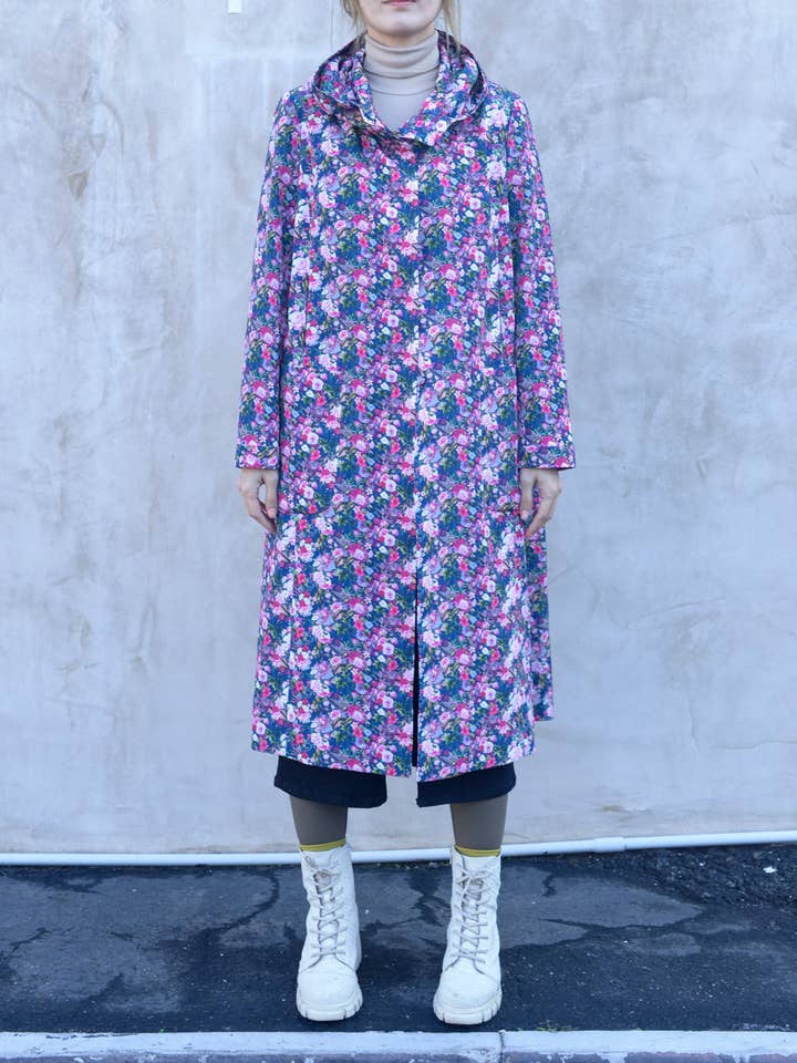 Floral Rain Jacket for wholesale by Peony Garden
