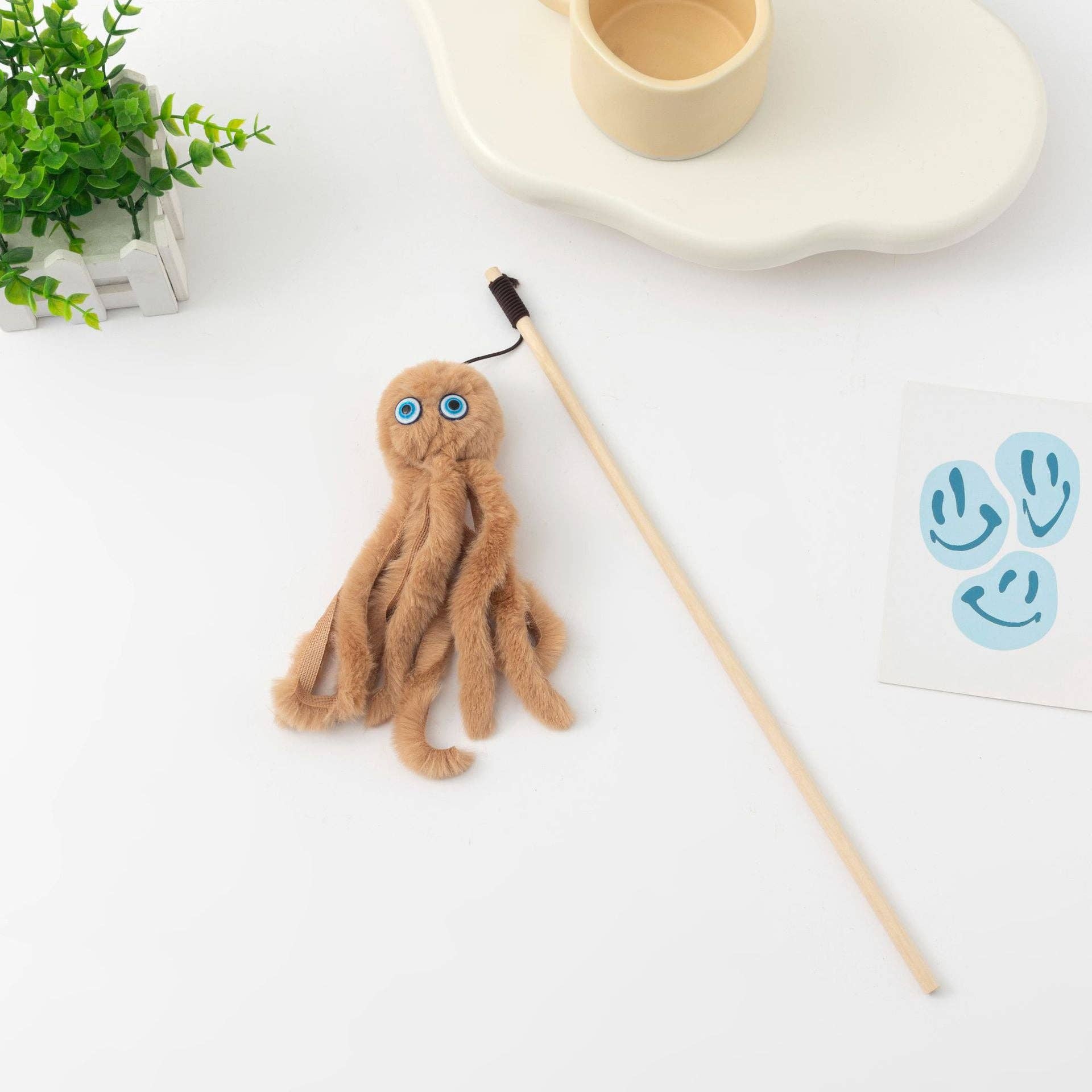 Cheerhunting - Wholesale Pet Toy - Cat - Moo - Octopus Cat Teaser Wand8