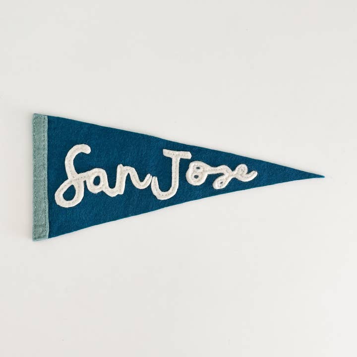 San Jose City Flag for wholesale by Love Through Letterpress
